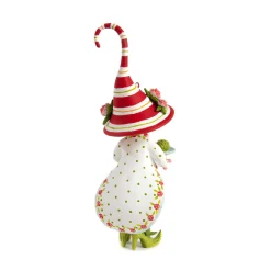 MacKenzie-Childs Holiday<Patience Brewster Dash Away Mrs. Santa's Elf Ornament