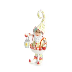MacKenzie-Childs Holiday<Patience Brewster Dash Away Santa's Lantern Elf Ornament