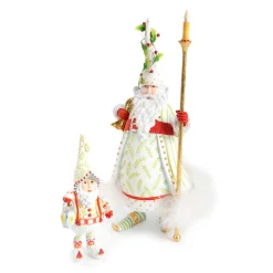 MacKenzie-Childs Holiday<Patience Brewster Dash Away Santa's Lantern Elf Ornament