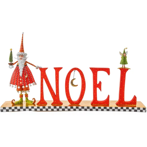 MacKenzie-Childs Holiday<Patience Brewster Dash Away NOEL Decor