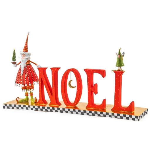 MacKenzie-Childs Holiday<Patience Brewster Dash Away NOEL Decor