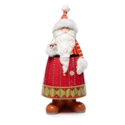 MacKenzie-Childs Holiday|Kitchen Storage & Organization<Patience Brewster Dash Away Santa Cookie Jar