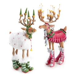 MacKenzie-Childs Holiday|Room Accents<Patience Brewster Dash Away Donna Reindeer Figure