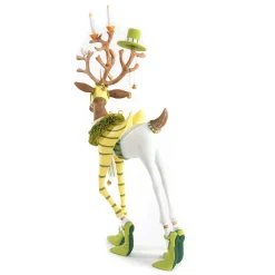 MacKenzie-Childs Holiday|Room Accents<Patience Brewster Dash Away Prancer Reindeer Figure