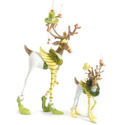 MacKenzie-Childs Holiday|Room Accents<Patience Brewster Dash Away Prancer Reindeer Figure