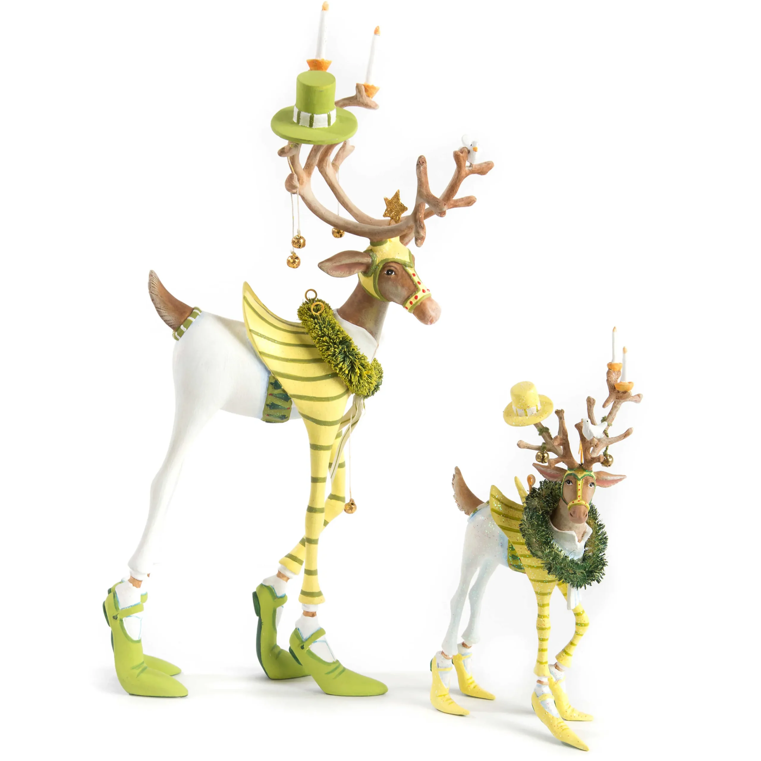 MacKenzie-Childs Holiday|Room Accents<Patience Brewster Dash Away Prancer Reindeer Figure