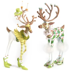 MacKenzie-Childs Holiday|Room Accents<Patience Brewster Dash Away Prancer Reindeer Figure