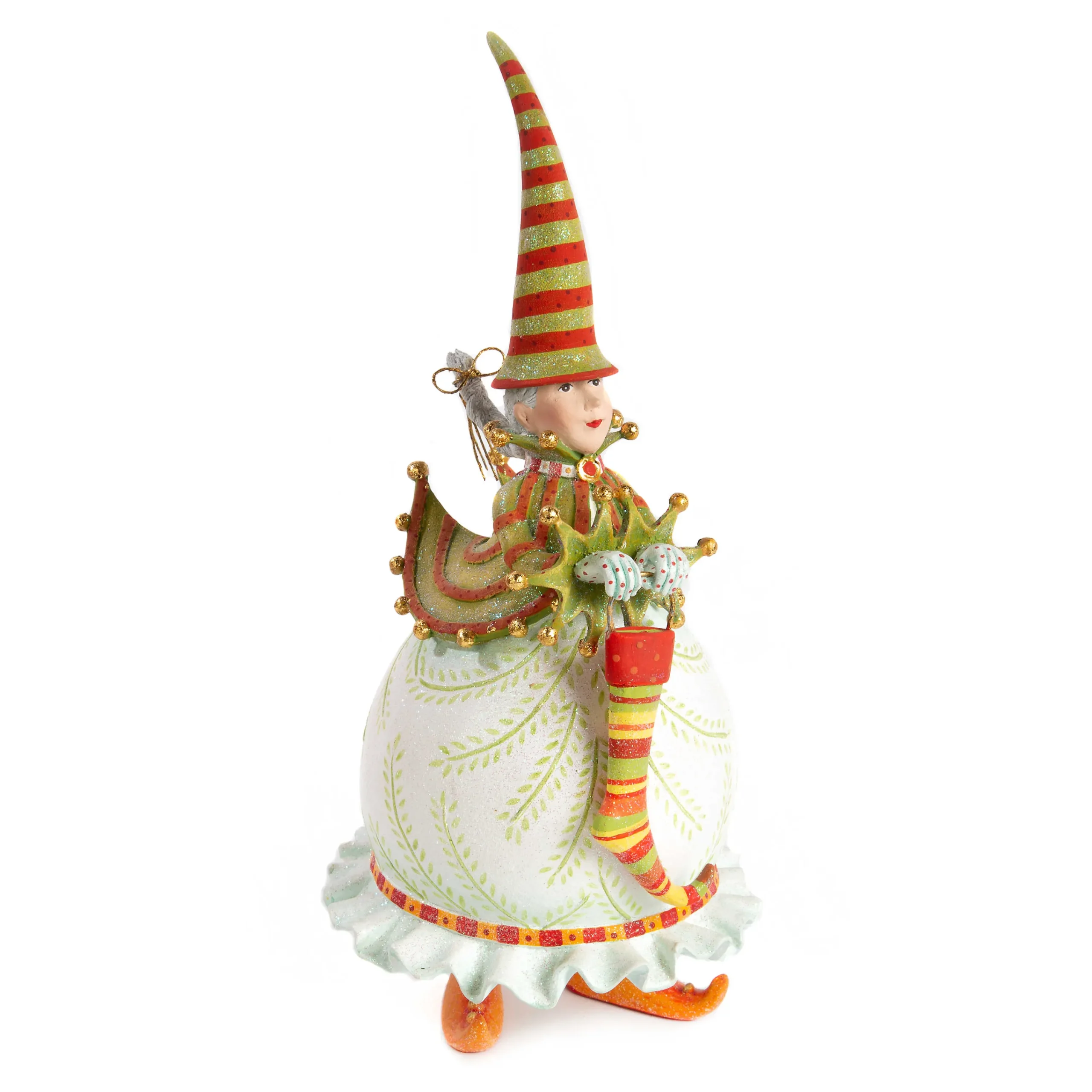 MacKenzie-Childs Holiday|Room Accents<Patience Brewster Dash Away Mrs. Santa Figure
