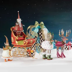MacKenzie-Childs Holiday|Room Accents<Patience Brewster Dash Away Mrs. Santa Figure