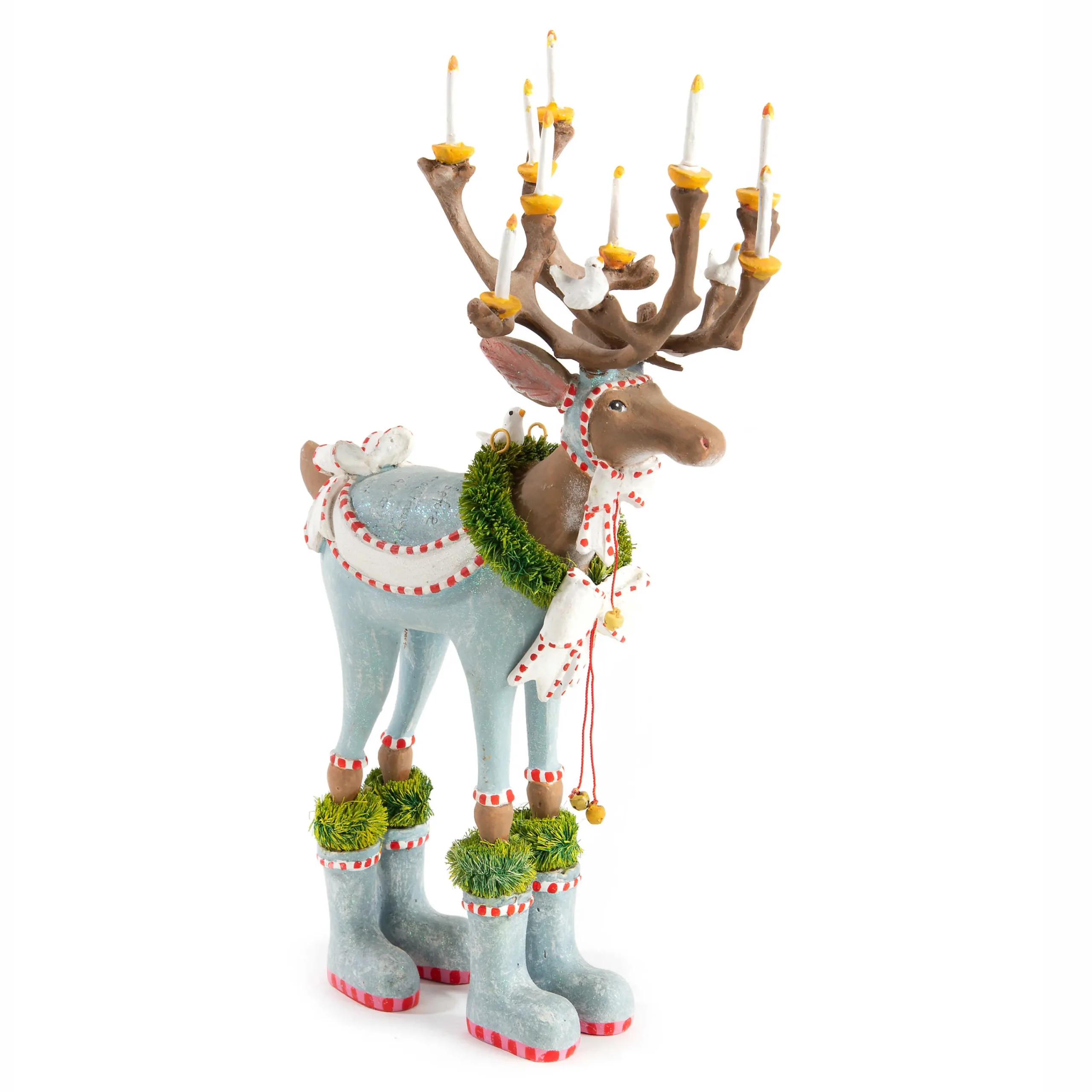 MacKenzie-Childs Holiday|Room Accents<Patience Brewster Dash Away Dasher Reindeer Figure