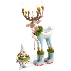 MacKenzie-Childs Holiday|Room Accents<Patience Brewster Dash Away Dasher Reindeer Figure