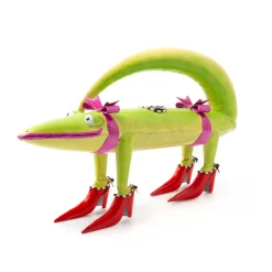MacKenzie-Childs Spring|Outdoor<Patience Brewster Gloria Alligator Watering Can
