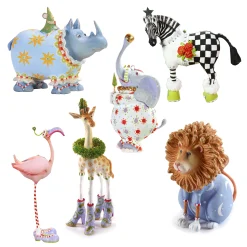 MacKenzie-Childs Holiday<Patience Brewster Jambo Mini Ornament Set