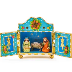 MacKenzie-Childs Holiday<Patience Brewster Mini Nativity Retablo