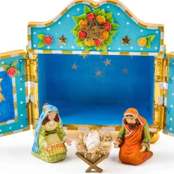 MacKenzie-Childs Holiday<Patience Brewster Mini Nativity Retablo