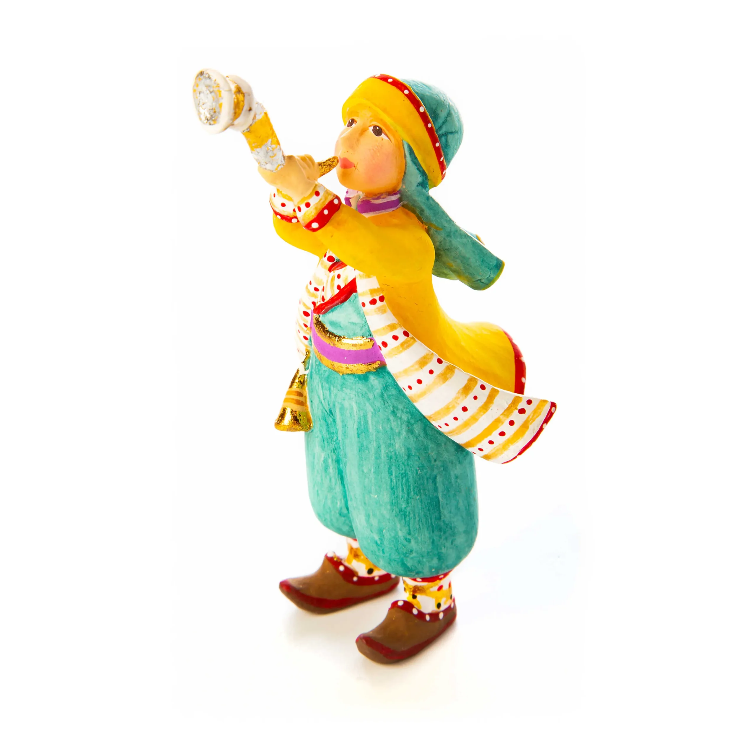 MacKenzie-Childs Holiday|Room Accents<Patience Brewster Mini Nativity Shofar Player