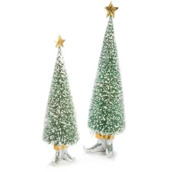 MacKenzie-Childs Holiday|Room Accents<Patience Brewster Moonbeam Sisal Elf Tree Figures