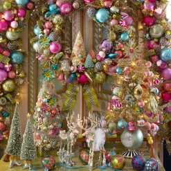 MacKenzie-Childs Holiday|Room Accents<Patience Brewster Moonbeam Sisal Elf Tree Figures