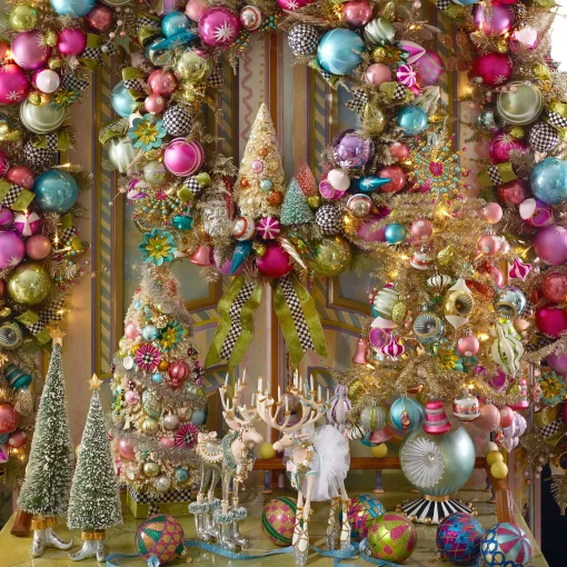 MacKenzie-Childs Holiday|Room Accents<Patience Brewster Moonbeam Sisal Elf Tree Figures