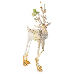 MacKenzie-Childs Holiday|Room Accents<Patience Brewster Moonbeam Prancer Reindeer Figure