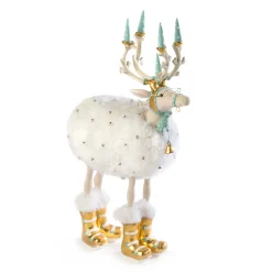 MacKenzie-Childs Holiday|Room Accents<Patience Brewster Moonbeam Blitzen Reindeer Figure