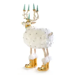 MacKenzie-Childs Holiday|Room Accents<Patience Brewster Moonbeam Blitzen Reindeer Figure