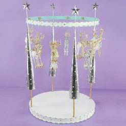 MacKenzie-Childs Holiday<Patience Brewster Moonbeam Mini Ornament Display
