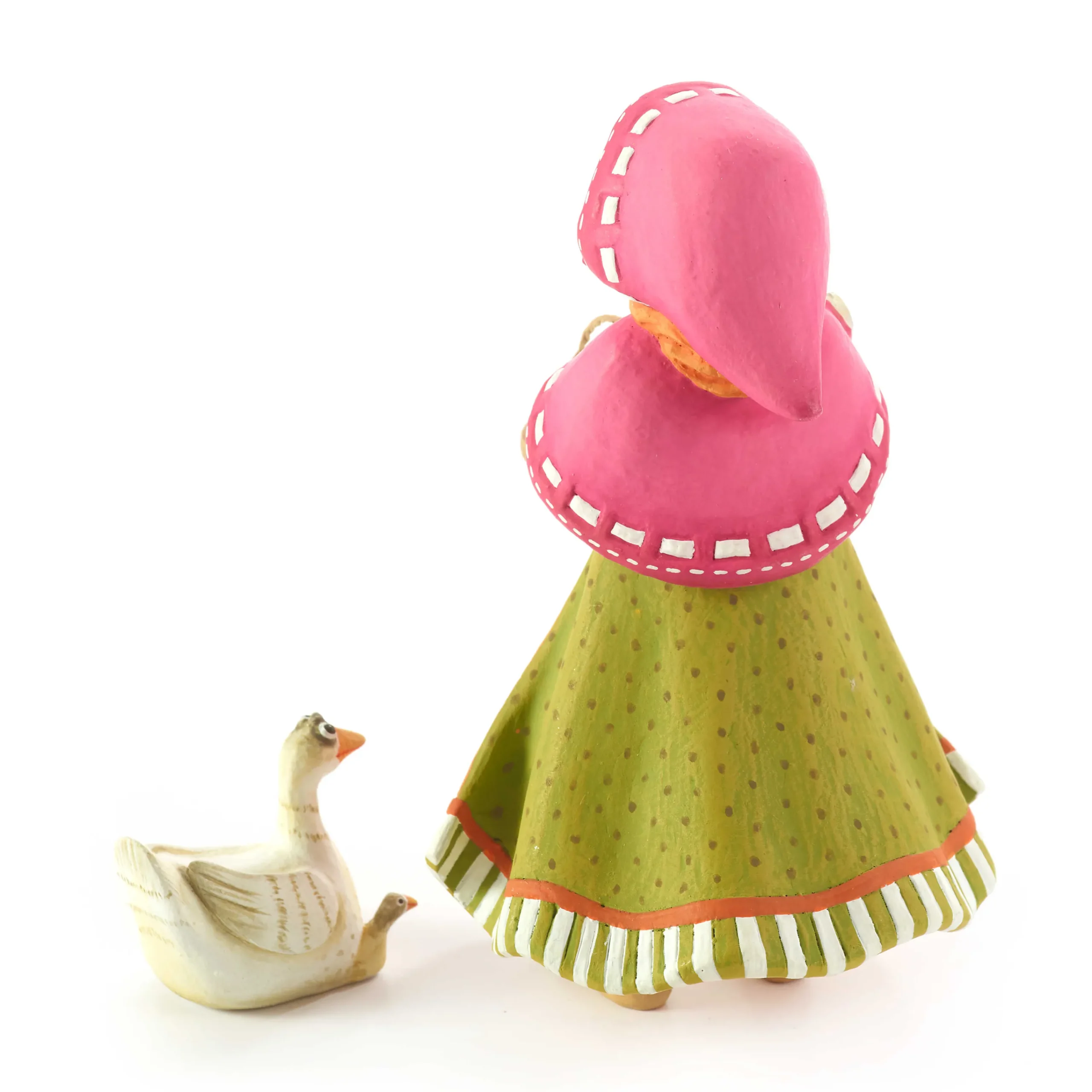 MacKenzie-Childs Holiday|Room Accents<Patience Brewster Nativity Girl with Duck Figures