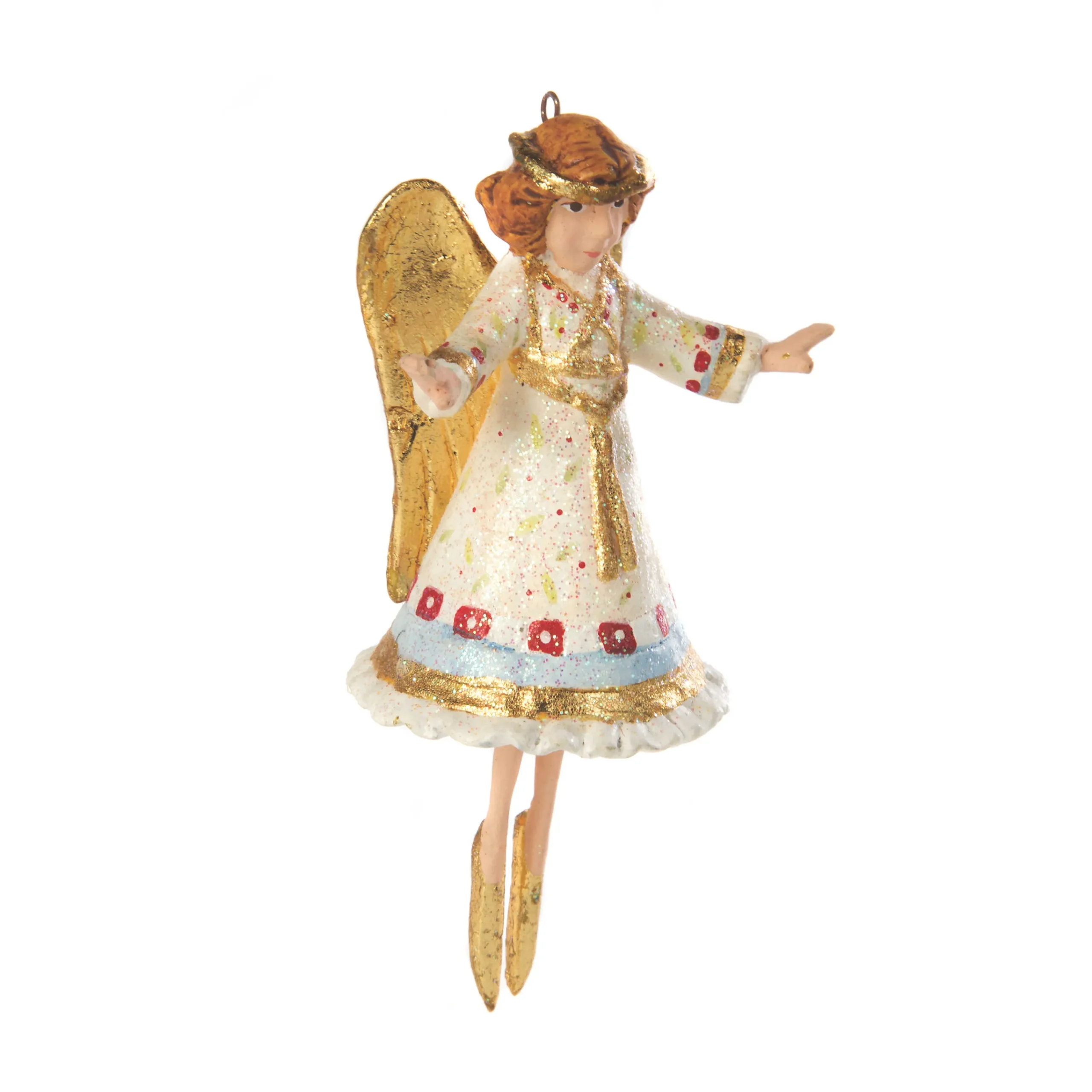 MacKenzie-Childs Holiday<Patience Brewster Nativity Heavenly Angel Mini Ornament