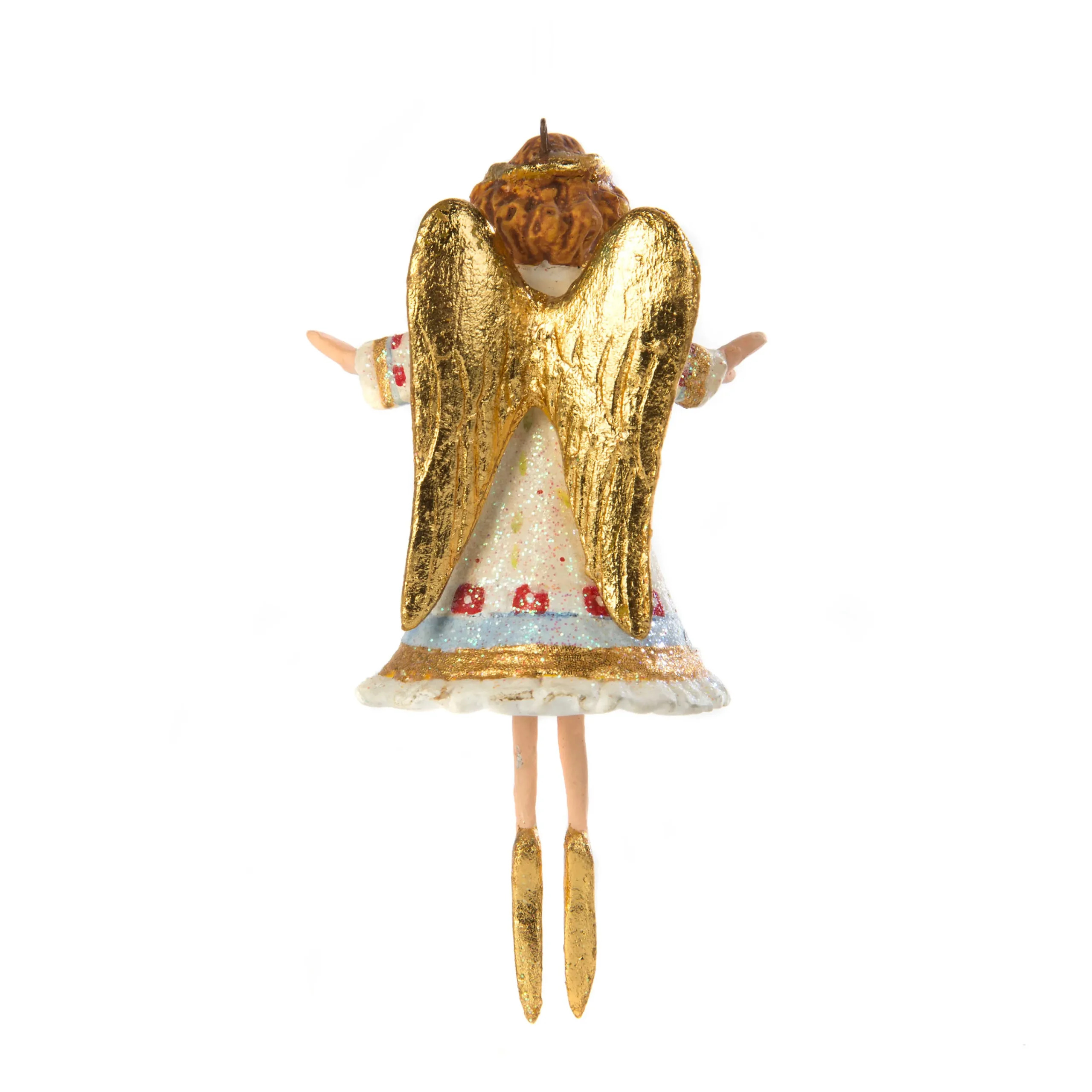 MacKenzie-Childs Holiday<Patience Brewster Nativity Heavenly Angel Mini Ornament