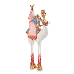 MacKenzie-Childs Holiday<Patience Brewster Nativity Balthazar on Camel Ornament