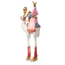 MacKenzie-Childs Holiday<Patience Brewster Nativity Balthazar on Camel Ornament