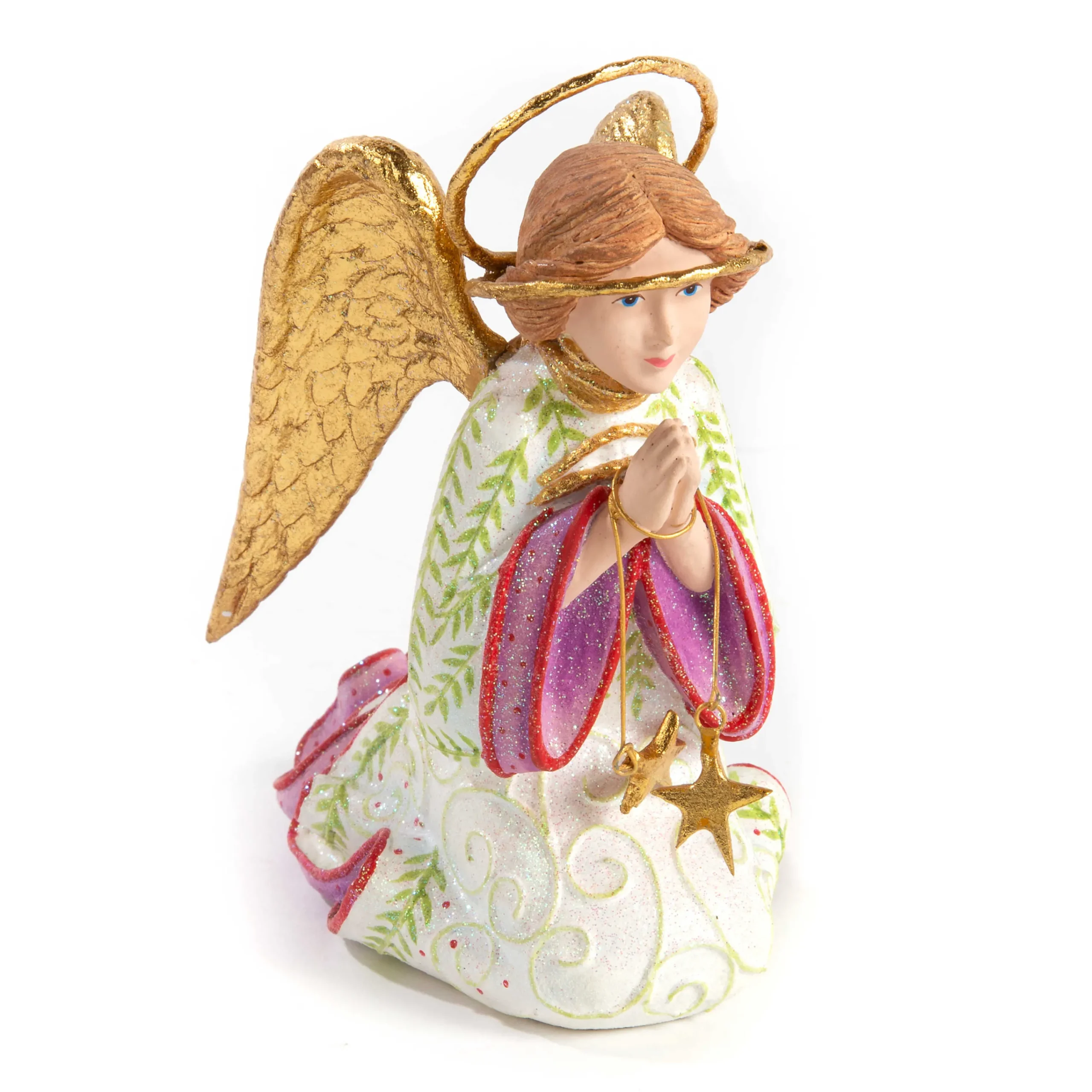 MacKenzie-Childs Holiday|Room Accents<Patience Brewster Nativity Praying Angel Figure