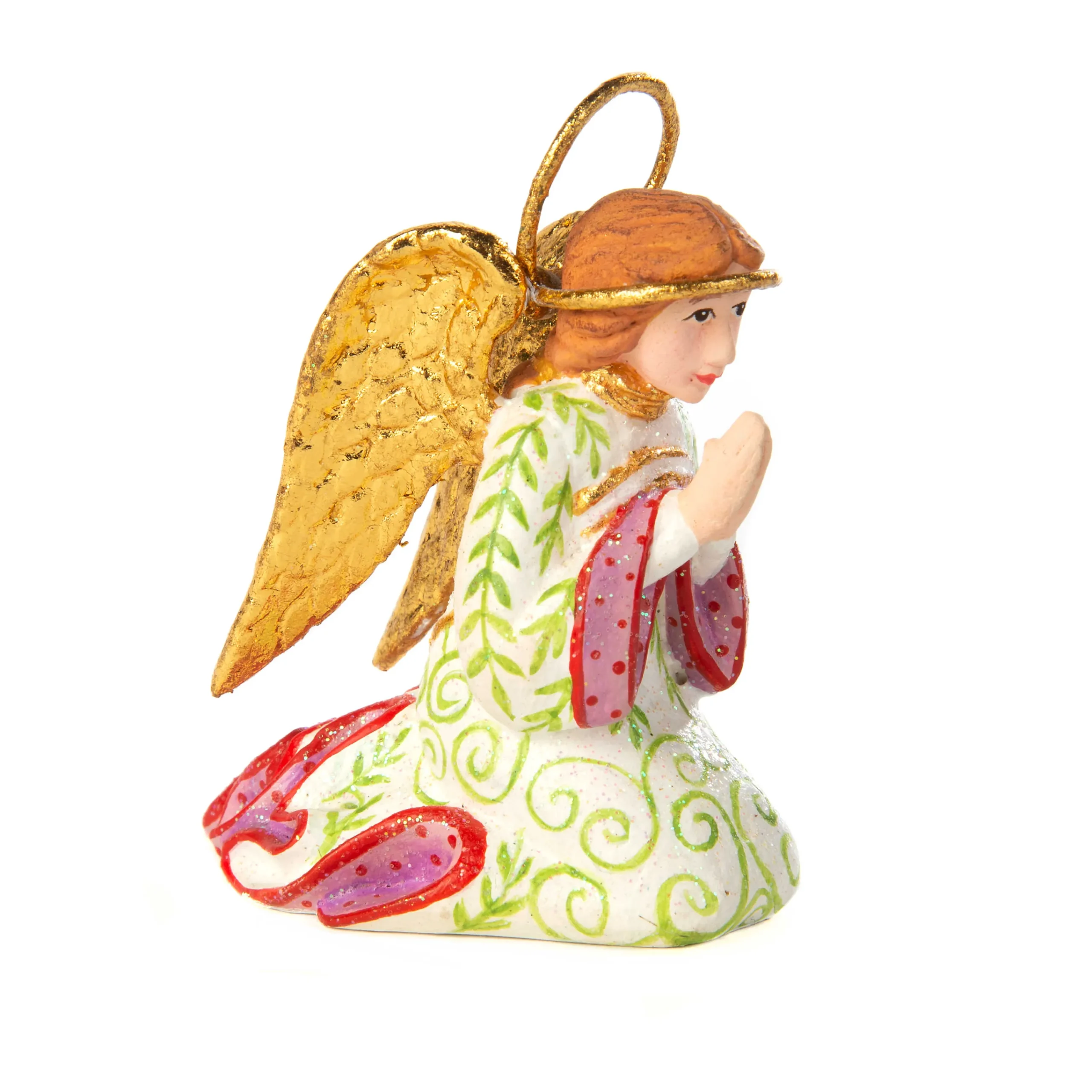 MacKenzie-Childs Holiday|Room Accents<Patience Brewster Nativity Praying Angel Figure