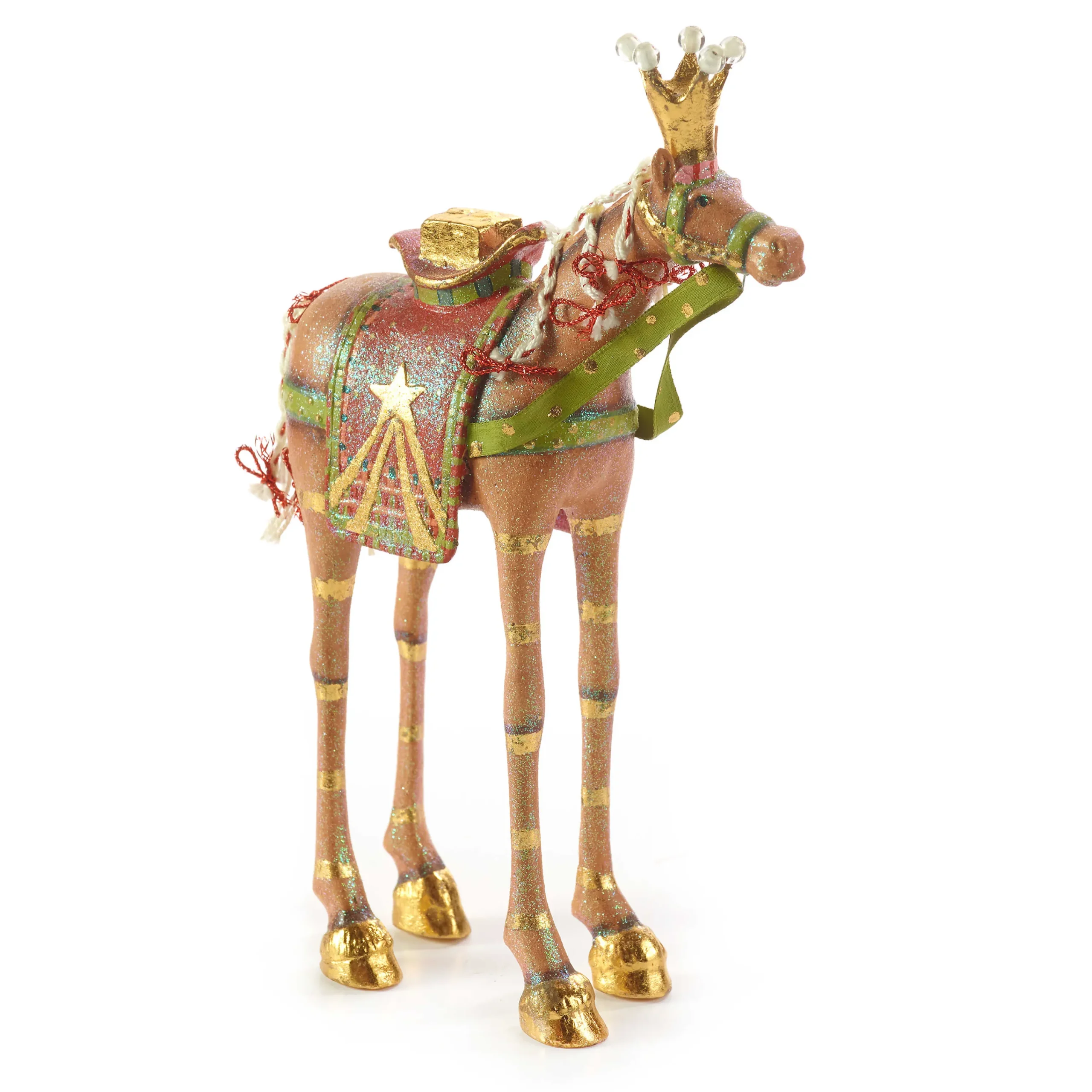 MacKenzie-Childs Holiday|Room Accents<Patience Brewster Nativity Golda the Horse Figure