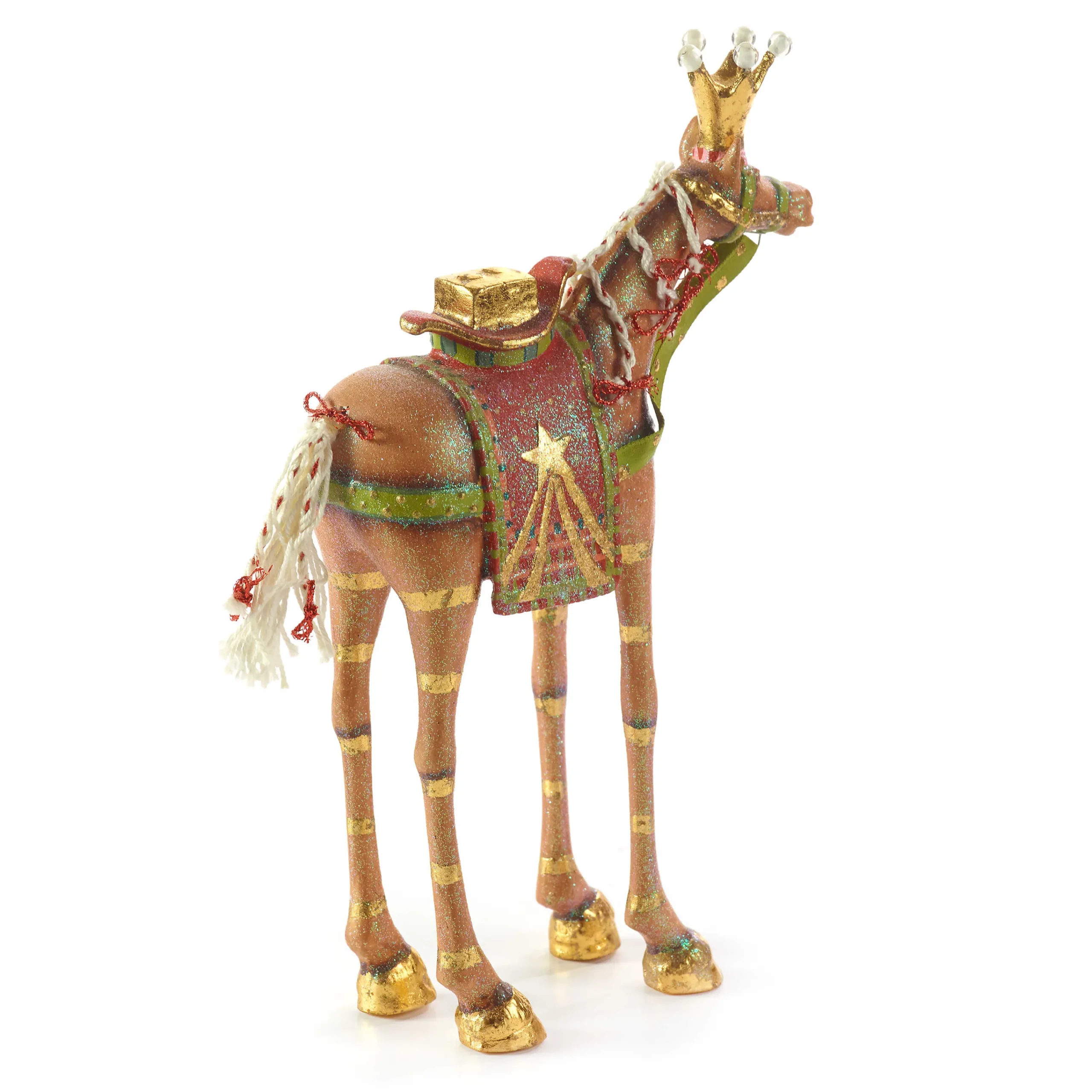 MacKenzie-Childs Holiday|Room Accents<Patience Brewster Nativity Golda the Horse Figure