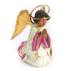 MacKenzie-Childs Holiday|Room Accents<Patience Brewster Nativity World Praying Angel Figure