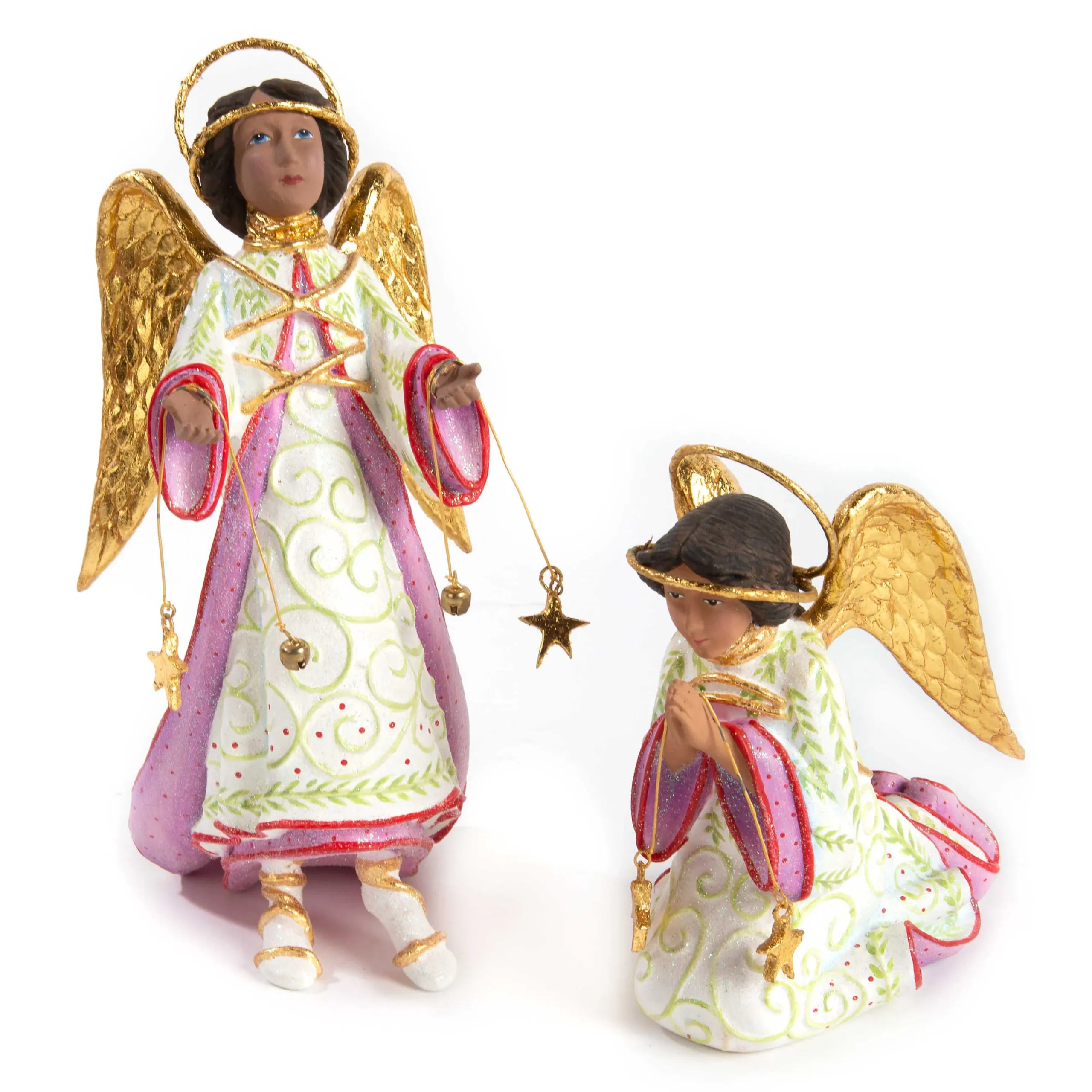 MacKenzie-Childs Holiday|Room Accents<Patience Brewster Nativity World Praying Angel Figure