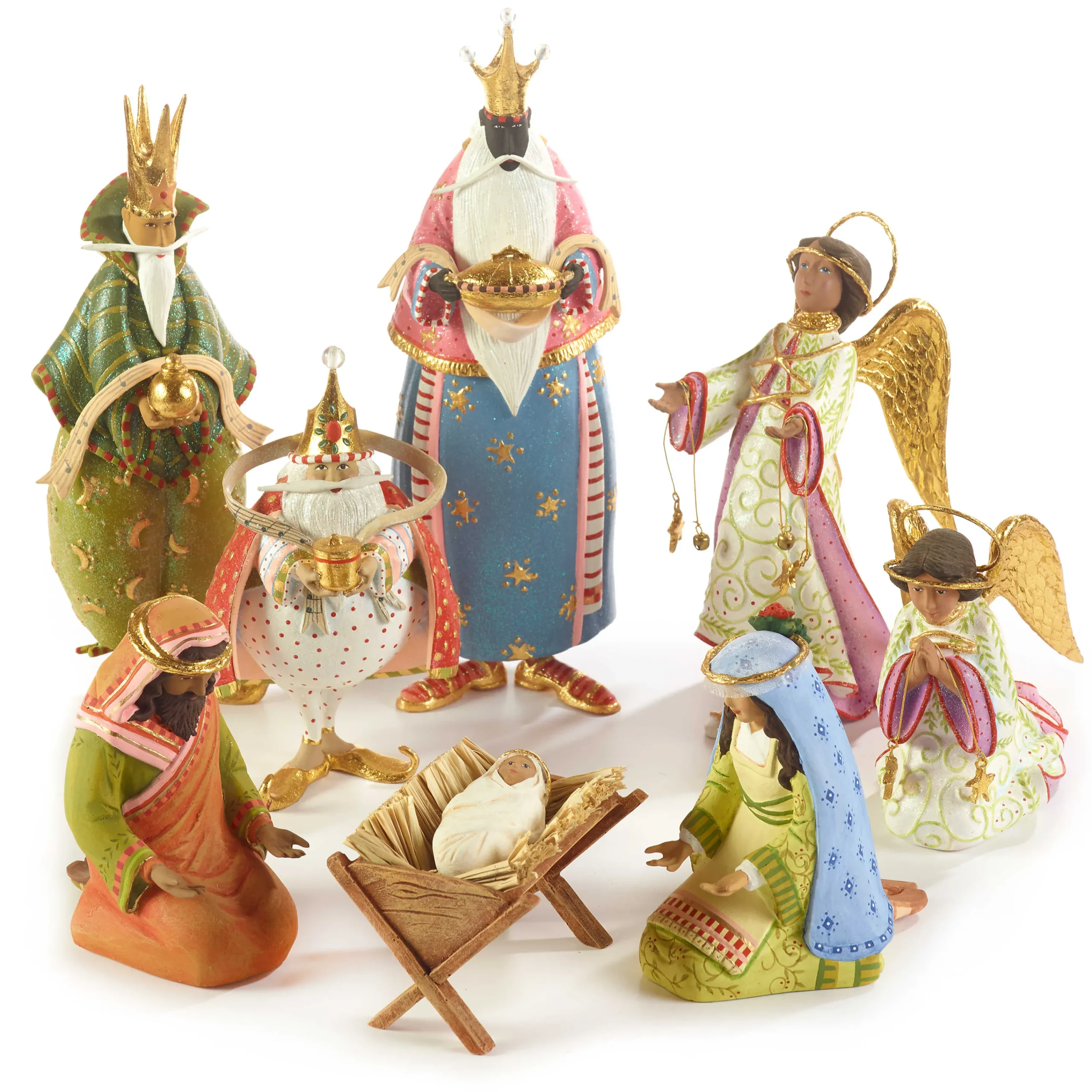 MacKenzie-Childs Holiday|Room Accents<Patience Brewster Nativity World Praying Angel Figure