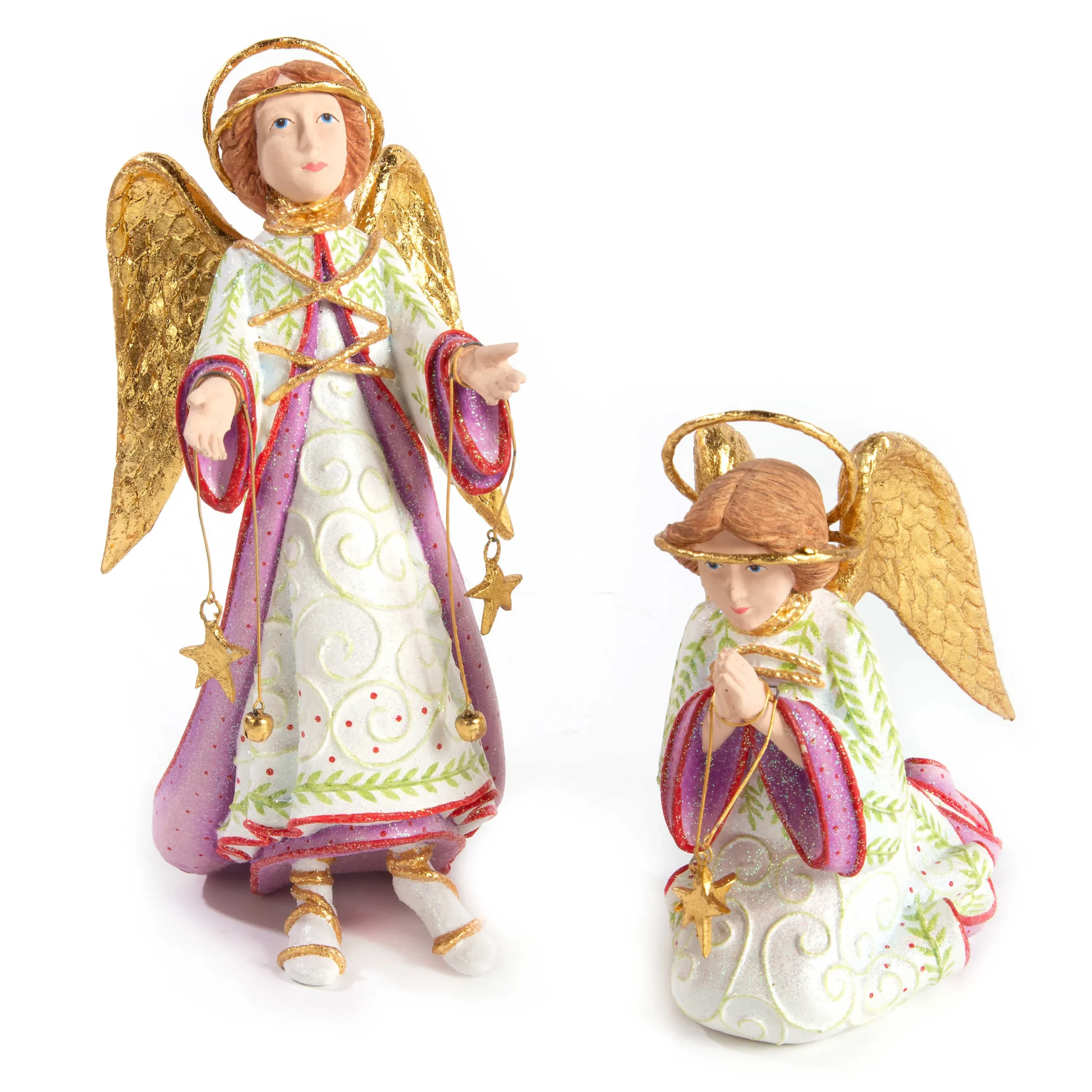 MacKenzie-Childs Holiday|Room Accents<Patience Brewster Nativity Rejoicing Angel Figure