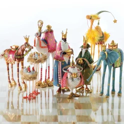 MacKenzie-Childs Holiday|Room Accents<Patience Brewster Nativity Myrtle the Elephant Figure