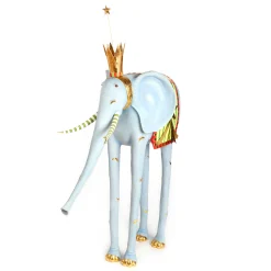 MacKenzie-Childs Holiday|Room Accents<Patience Brewster Nativity Myrtle Elephant Display Figure