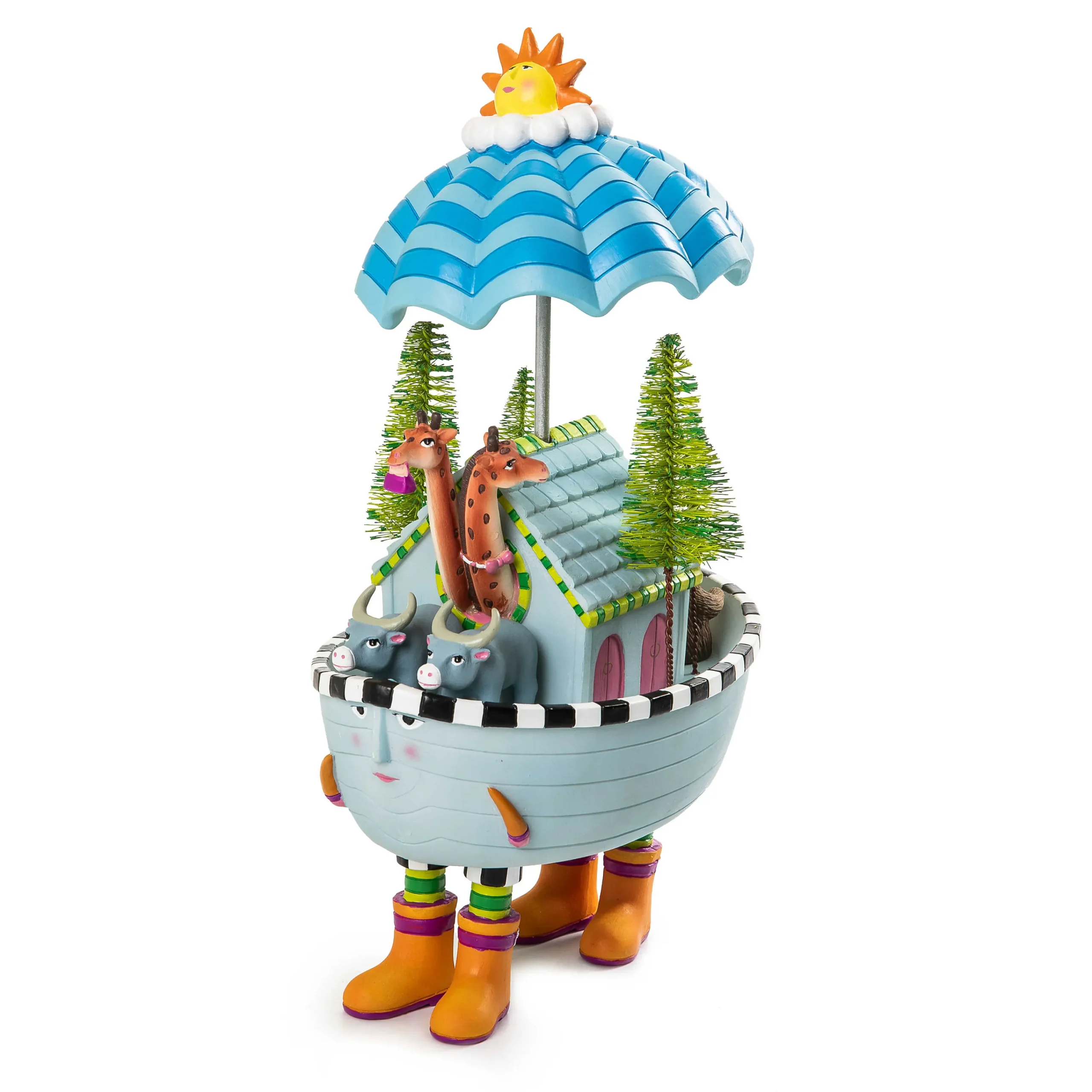 MacKenzie-Childs Room Accents<Patience Brewster Noah's Ark Music Box