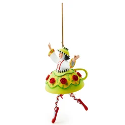 MacKenzie-Childs Holiday<Patience Brewster Nutcracker Suite Chinese Teacup Ornament
