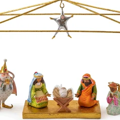 MacKenzie-Childs Holiday<Patience Brewster World Edition Mini Nativity Introductory Set