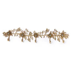 MacKenzie-Childs Finishing Touches<Petal Large Gold Wall Hook Rack