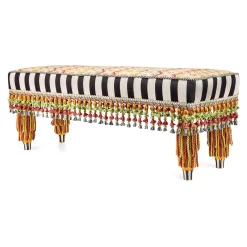 MacKenzie-Childs Entryway Furniture<Piccadilly 4' Bench