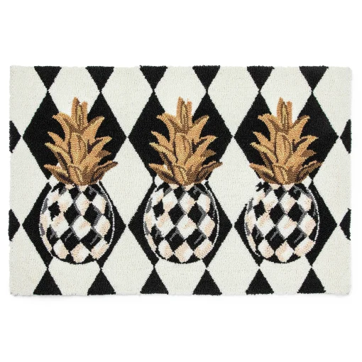 MacKenzie-Childs Rugs<Pineapple 2'  x 3' Rug