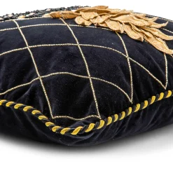 MacKenzie-Childs Pillows, Throws, & Cushions<Pineapple Black Pillow