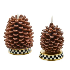 MacKenzie-Childs Decor Sets|Candles & Fragrances<Pinecone Flicker Candles, Set of 2